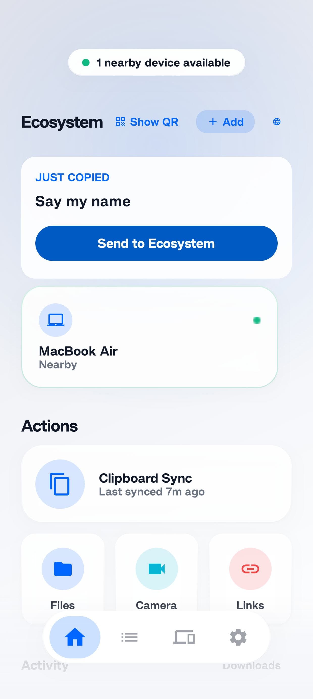 DeskDrop Android Dashboard
